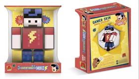 Boneco 25CM As Aventuras De Mike Youtuber Gamer Skin Algazarra Brinquedos