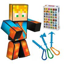 Boneco 25cm Lopers + 3 Ferramentas + Chaveiro +Jogo Memória Boneco 25cm Lopers + 3 Ferramentas + Chaveiro +Jogo Memória