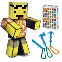 Boneco 25cm Mel + 3 Ferramentas + Chaveiro + Jogo Memória Boneco 25cm Mel + 3 Ferramentas + Chaveiro + Jogo Memória