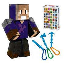 Boneco 25cm Tonigon + 3 Ferramentas + Chaveiro +Jogo Memória