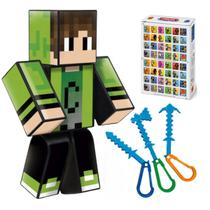 Boneco 35cm Cadres + 3 Ferramentas + Chaveiro + Jogo Memória Boneco 35cm Cadres + 3 Ferramentas + Chaveiro + Jogo Memória