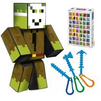 Boneco 35cm Stick + 3 Ferramentas + Chaveiro + Jogo Memória