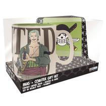 Boneco AbyStyle Mug Cold/hot One Piece Zoro Coaster Gift 6918 Boneco AbyStyle Mug Cold/hot One Piece Zoro Coaster Gift 6918