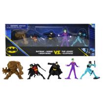 Boneco Ação Batman DC Pack De Batalha Com 5 Figuras 5CM 2813 - Sunny