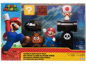 Boneco Acorn Plains Super Mario com Acessórios
