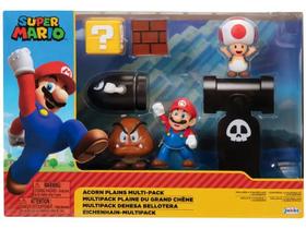 Boneco Acorn Plains Super Mario com Acessórios Jakks Licenciado