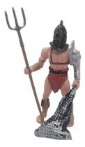 Boneco Action Figure Gladiador Reciarios Romano 10 Cm B10
