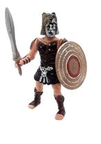 Boneco Action Figure Gladiador Tracio Romano Guerreiro B21 - DTC