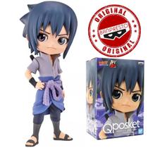 Boneco Action Figure Naruto Shippuden Sasuke Uchiha QPosket Bandai Banpresto - 045557127848