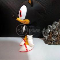 Boneco Action Figure Sonic Preto Articulado 23cm Boneco Action Figure Sonic Preto Articulado 23cm