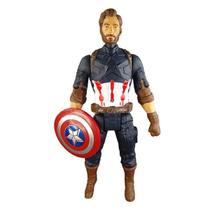 Boneco Action Figure Vingadores Capitão America Fala 29Cm 1 - Smart Bracelet