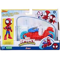 Boneco Amazing Friends Spiderman Homem Aranha C/ Moto Hasbro F7459