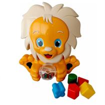Boneco Amigo Leao Com Pecas Didaticas - Bege - 616 - TA TE TI
