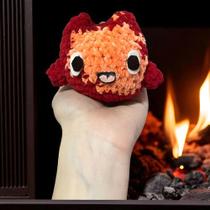 Boneco Amigurumi Calcifer De Crochê O Castelo Animado - Ghibli