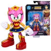 Boneco Amy Wonder Woman Figura Articulada 12cm Sonic DC Oficial - Sunny Brinquedos Boneco Amy Wonder Woman Figura Articulada 12cm Sonic DC Oficial - Sunny Brinquedos