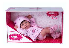 Boneco Anny Doll Baby Menina Reborn Cotiplás