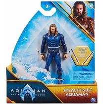 Boneco Aquaman Traje Furtivo 10CM com Acessorios Filme Aquaman 2 DC SUNNY 3454 Boneco Aquaman Traje Furtivo 10CM com Acessorios Filme Aquaman 2 DC SUNNY 3454