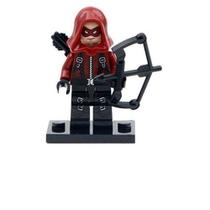 Boneco Arqueiro Vermelho Arrow Bloco de Monar