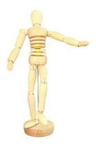 Boneco Articulado 20cm Torso Flexível Feminino