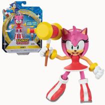 Boneco Articulado Amy de 10 cm c/ Acessório Sonic Sunny 4252