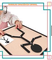 Boneco Articulado Atividade Infantil Consciência Corporal