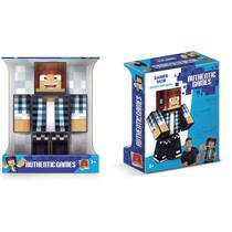 Boneco Articulado Authentic Games Minecraft 35Cm Presente Brinquedo Coleção Original Lançamento