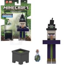 Boneco Articulado Bruxa Caldeirão de 10 cm Minecraft Mojang