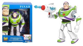 Boneco Articulado Buzz Lightyear Com Pistola de Treinamento e Alvo - Disney - Toy Story - Mattel - HHM75