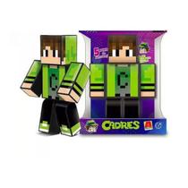 Boneco Articulado Cadres Gamer Minecraft Roblox Skin 25cm - Algazarra Ind. Com. Brinquedos