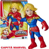 Boneco Articulado Capitã Marvel - Playskool Mega Mighties - Hasbro E7933