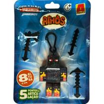 Boneco Articulado Chaveiro Athos Streamers 8cm Preto Algazarra Brinquedos Boneco Articulado Chaveiro Athos Streamers 8cm Preto Algazarra Brinquedos