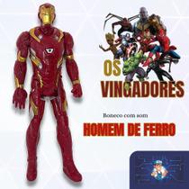 Boneco articulado com sons - liga da justiça e vingadores - AGES 4+