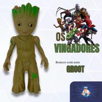 Boneco articulado com sons - liga da justiça e vingadores - AGES 4+