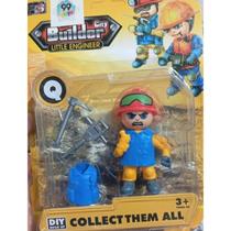 Boneco Articulado Construtor Figura Builder Little Engineer
