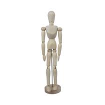 Boneco Articulado de Madeira 32cm Modelo de Manequim