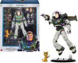 Boneco Articulado Deluxe Buzz Lightyear Space Ranger Alpha Com Base e Acessórios - Spotlight Series - Toy Story - HHJ63