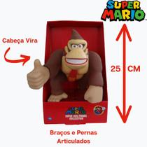 Boneco Articulado - Donkey Kong 25cm - Super Mario