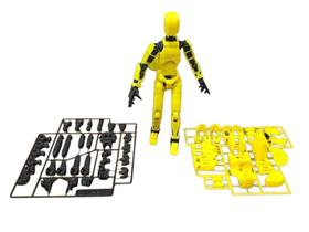Boneco Articulado Dummy 13 para Artistas - Com Cores sorteadas ATENÇÃO SERA ENVIADO CORES ALEATÓRIAS 14cm DESMONTADO