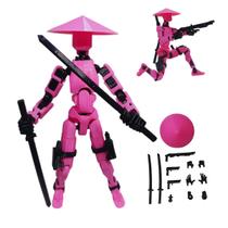Boneco Articulado Dummy13 Impressão 3d mais Acessórios Rosa Boneco Articulado Dummy13 Impressão 3d mais Acessórios Rosa