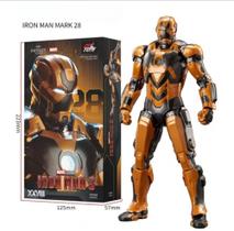Boneco articulado figure action iron man mark 28 zd toys homem de ferro marvel mark xxviii