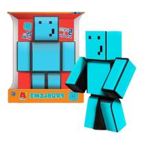 Boneco Articulado Gamer Skin Problems Minecraft 25 cm