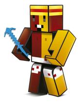 Boneco Articulado Geleia Mine Ferramenta Algazarra 15cm Craft