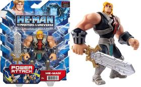 Boneco Articulado He-Man 15cm Power Attack - MOTU - Netflix - Mattel - HBL65