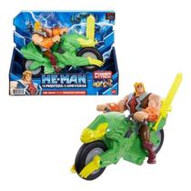 Boneco Articulado He-Man Power Attack Com Veiculo Ground Ripper e Acessório de Combate - MOTU - Netflix - Mattel