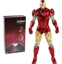 Boneco articulado Homem de ferro figure Action Iron Man Marvel original ZD TOYS Mark 6 MKVI 18cm