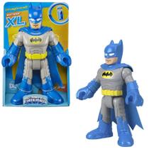 Boneco Articulado Imaginext XL Batman Detetive Cinza e Azul 26Cm DC Super Friends Liga da Justiça - Mattel