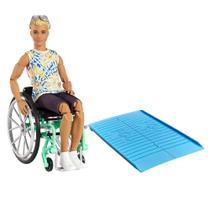 Boneco Articulado - Ken - Barbie Fashionista - Cadeira de Rodas - 167 - Mattel