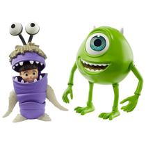 Boneco Articulado Mike Wazoski & Boo - 10 cm - Monstros S.A. - Disney Pixar - Mattel