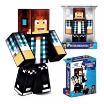 Boneco Articulado Minecraft Authentic Games Streamers 25cm - Algazarra Brinquedos