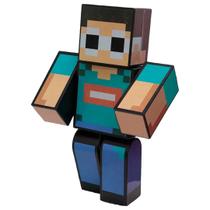 Boneco Articulado Minecraft George Streamers Gamers Skins - Algazarra Brinquedos